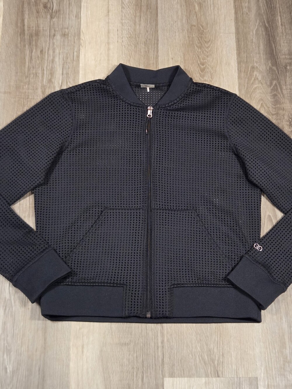 Calia by Carrie Underwood Black Breathable Performance Exercise Jacket Size S
